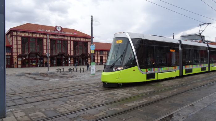 2017 Tram St-Etienne Gare Chateaucreux