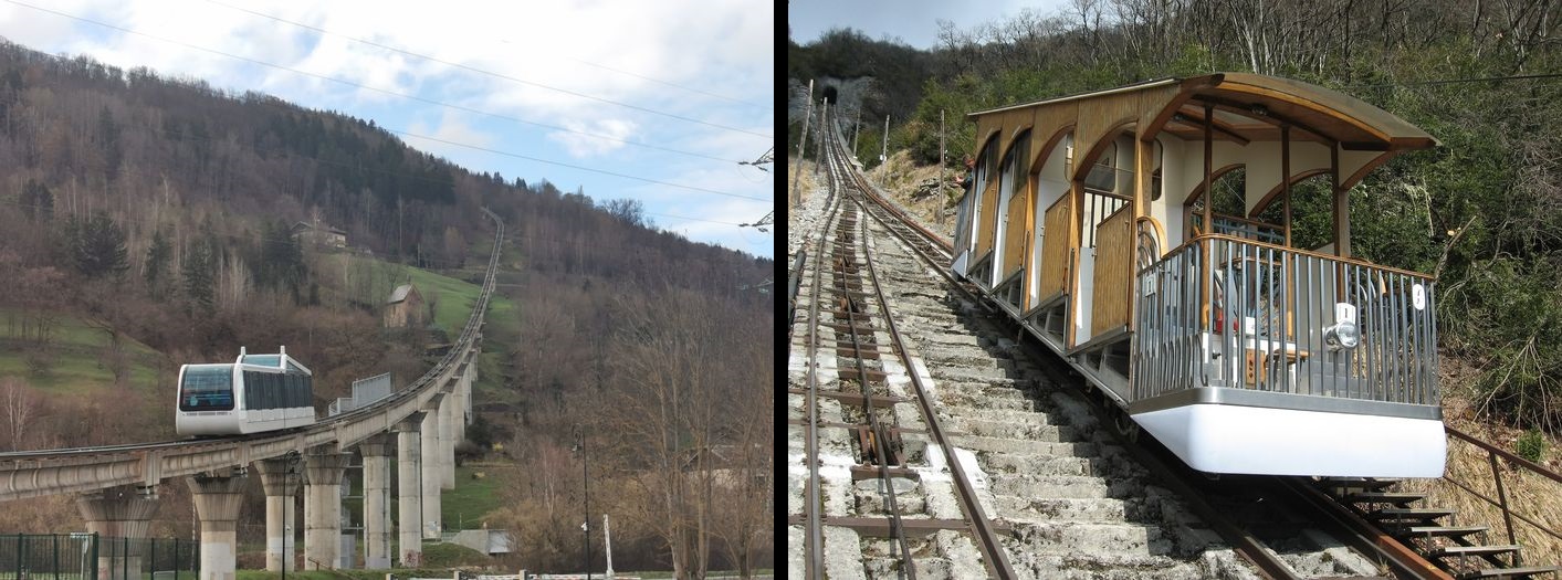 Funicular railways - Les arcs ans St Hilaire du Touvet