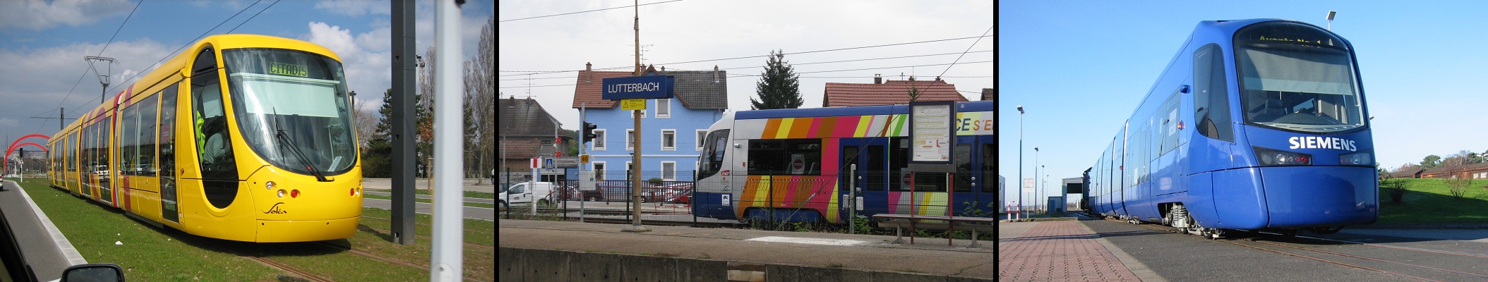 Tram-trains - Thur's valley, Mulhouse and Germany