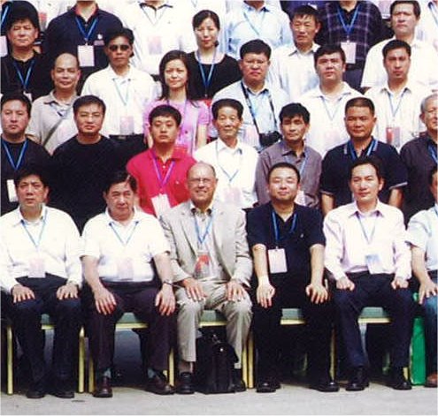 François GRUFFAZ lors du Congrès de l'association Chinoise des Téléphériques