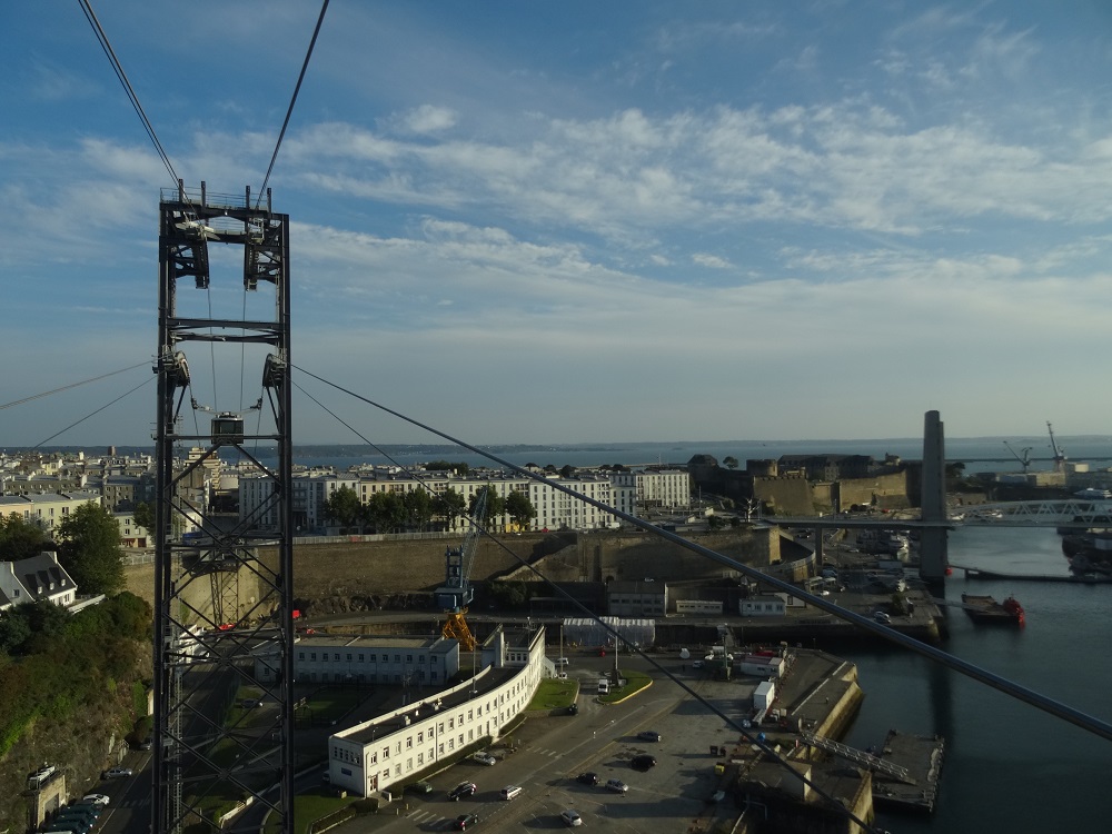 Téléphérique urbain à Brest, photo STRMTG